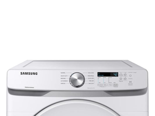 SAMSUNG DVG45T6000W 7.5 cu. ft. Gas Dryer with Sensor Dry in White - DVG45T6000W-KT