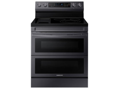 SAMSUNG NE63A6751SG 6.3 cu. ft. Smart Freestanding Electric Range with Flex Duo™, No-Preheat Air Fry & Griddle in Black Stainless Steel - NE63A6751SG-KT