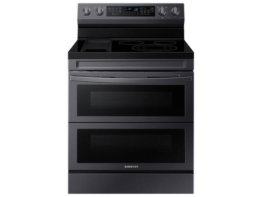 SAMSUNG NE63A6751SG 6.3 cu. ft. Smart Freestanding Electric Range with Flex Duo™, No-Preheat Air Fry & Griddle in Black Stainless Steel - NE63A6751SG-KT