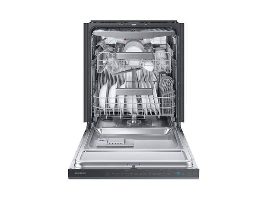 SAMSUNG DW80R9950UG Smart Linear Wash 39dBA Dishwasher in Black Stainless Steel - DW80R9950UG-KT