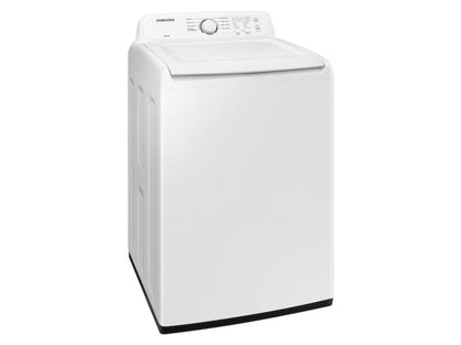 SAMSUNG 4.1 cu. ft. Capacity Top Load Washer with Soft-Close Lid and 8 Washing Cycles in White - WA41A3000AW-KT