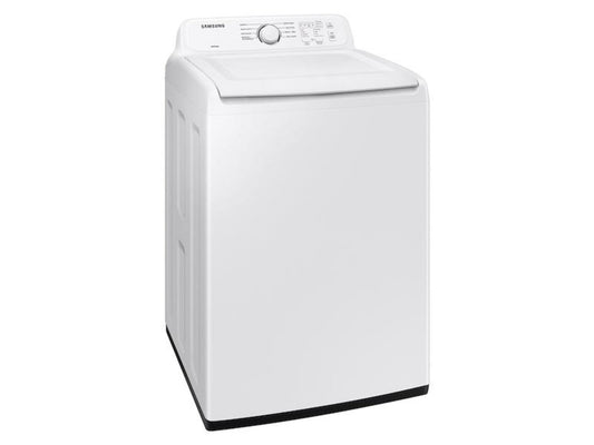 SAMSUNG 4.1 cu. ft. Capacity Top Load Washer with Soft-Close Lid and 8 Washing Cycles in White - WA41A3000AW-KT