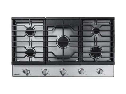 SAMSUNG 36" Gas Cooktop in Stainless Steel - NA36R5310FS-KT
