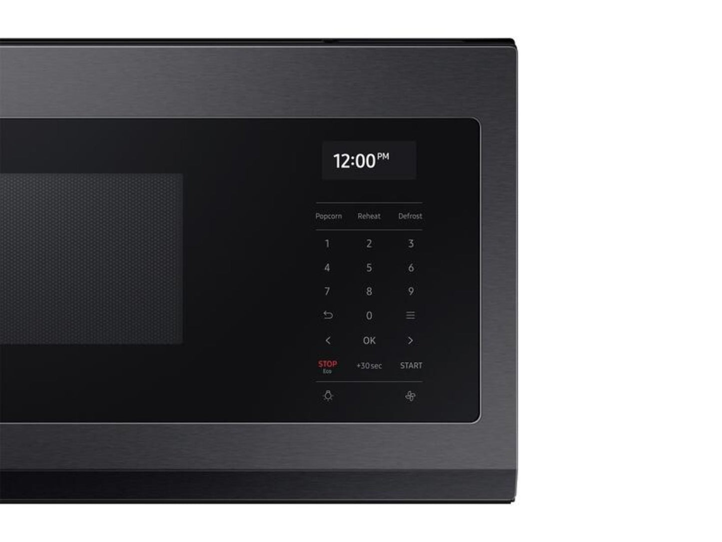 Samsung 1.1 CF SMART OTR WITH WIFI VOICE CONTROL AND SUPERIOR HOOD PERFORMANCE POWER BLACK STAINLESS STEEL - ME11A7710DG-KT