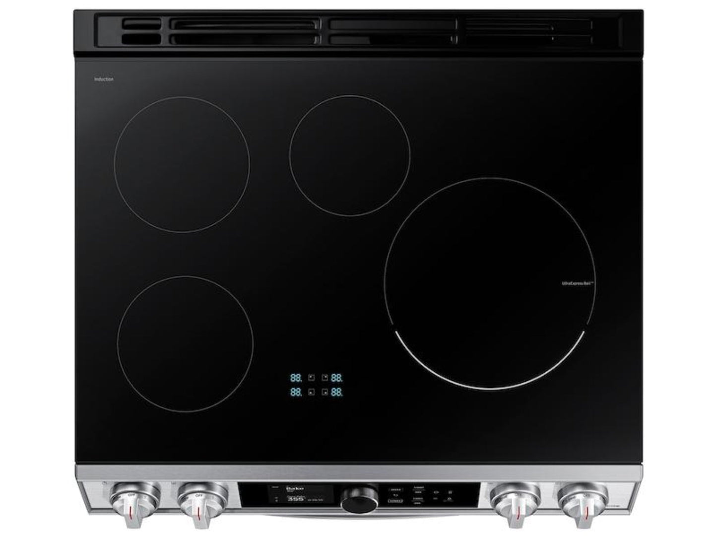 Samsung - NE63T8951SS - 6.3 cf induction slide-in w/ Flex Duo™, Smart Dial & Air Fry - NE63T8951SS - 6.3 cf induction slide-in w/ Flex Duo™, Smart Dial & Air Fry - NE63T8951SS-KT