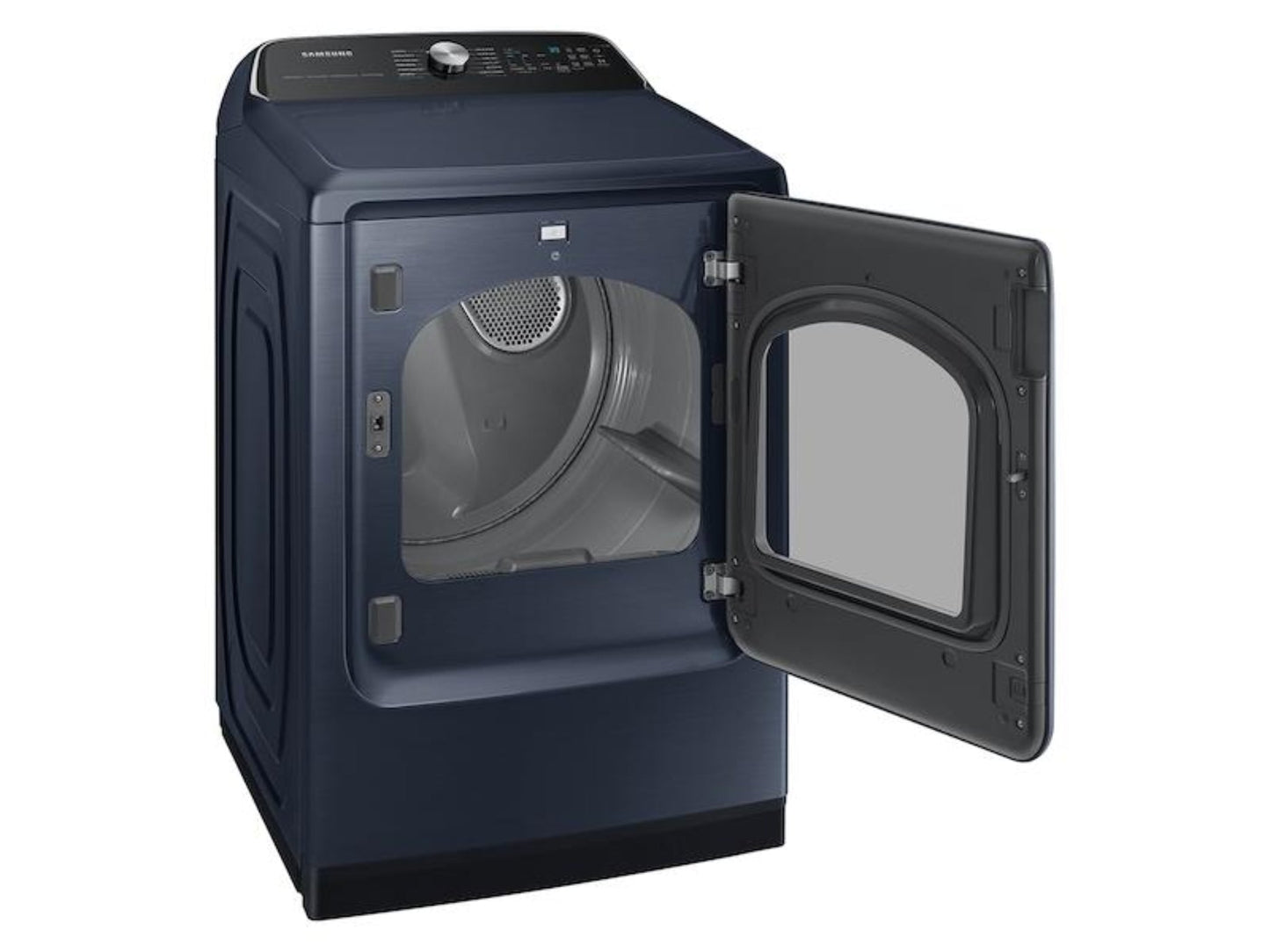 SAMSUNG 7.4 cu. ft. Smart Electric Dryer with Pet Care Dry and Steam Sanitize+ in Brushed Navy - DVE54CG7150D-KT
