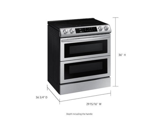 Samsung - NE63T8951SS - 6.3 cf induction slide-in w/ Flex Duo™, Smart Dial & Air Fry - NE63T8951SS - 6.3 cf induction slide-in w/ Flex Duo™, Smart Dial & Air Fry - NE63T8951SS-KT