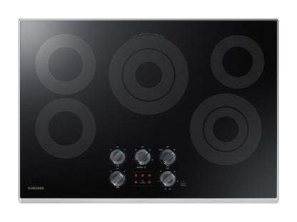 SAMSUNG 30" Smart Electric Cooktop in Stainless Steel - NZ30K6330RS-KT