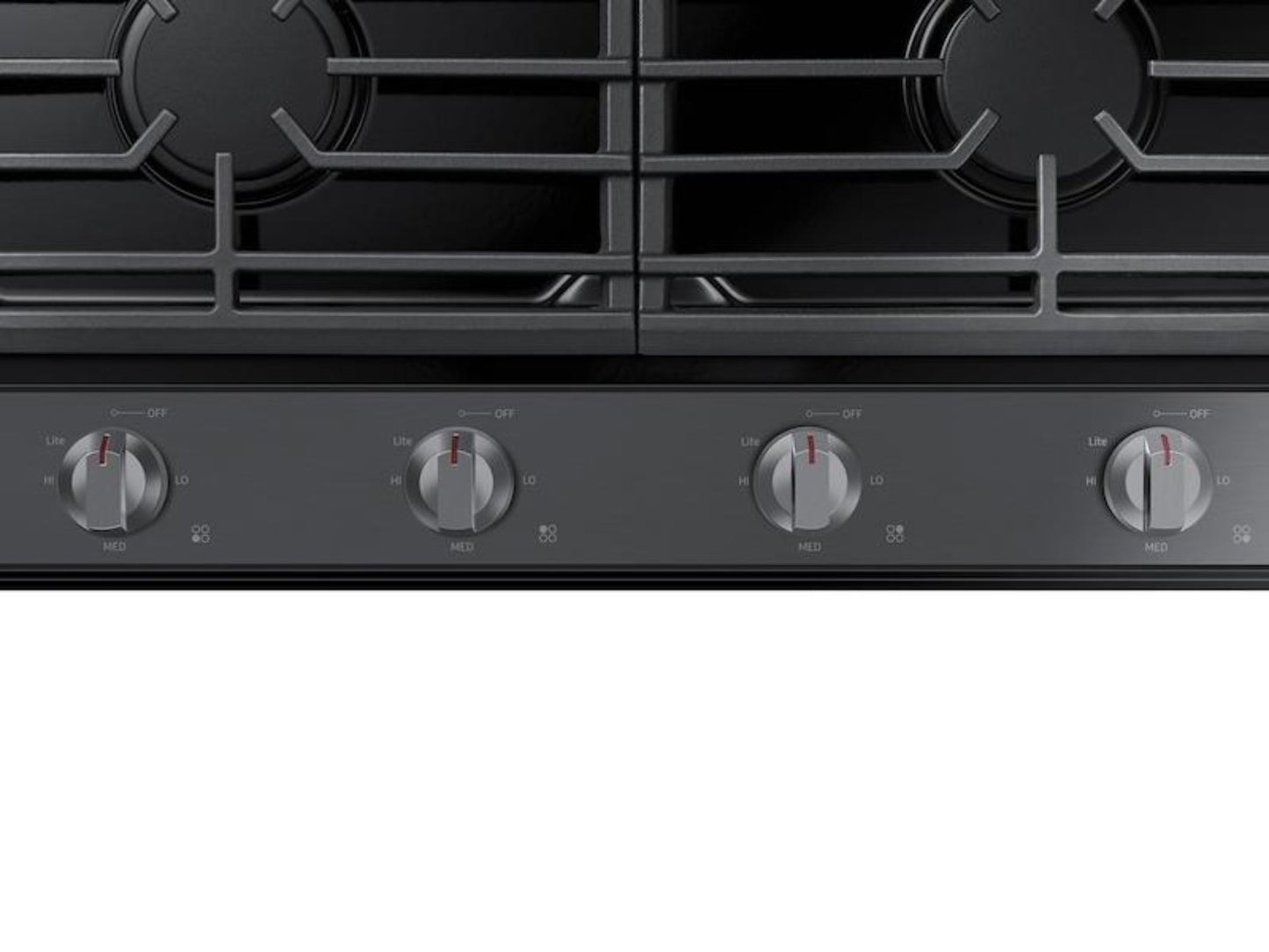 SAMSUNG 30" Gas Cooktop in Black Stainless Steel - NA30R5310FG-KT