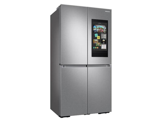 Samsung - RF23A9771SR - 23 cu. ft. Smart Counter Depth 4-Door Flex™ refrigerator featuring Family HubTM with Beverage Center and Dual Ice Maker with Ice Bites in Stainless Steel refrigerator feat - RF23A9771SR-KT