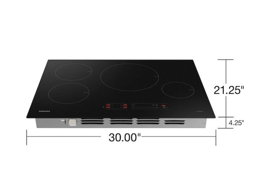SAMSUNG NZ30A3060UK 30" Smart Induction Cooktop with Wi-Fi in Black - NZ30A3060UK-KT