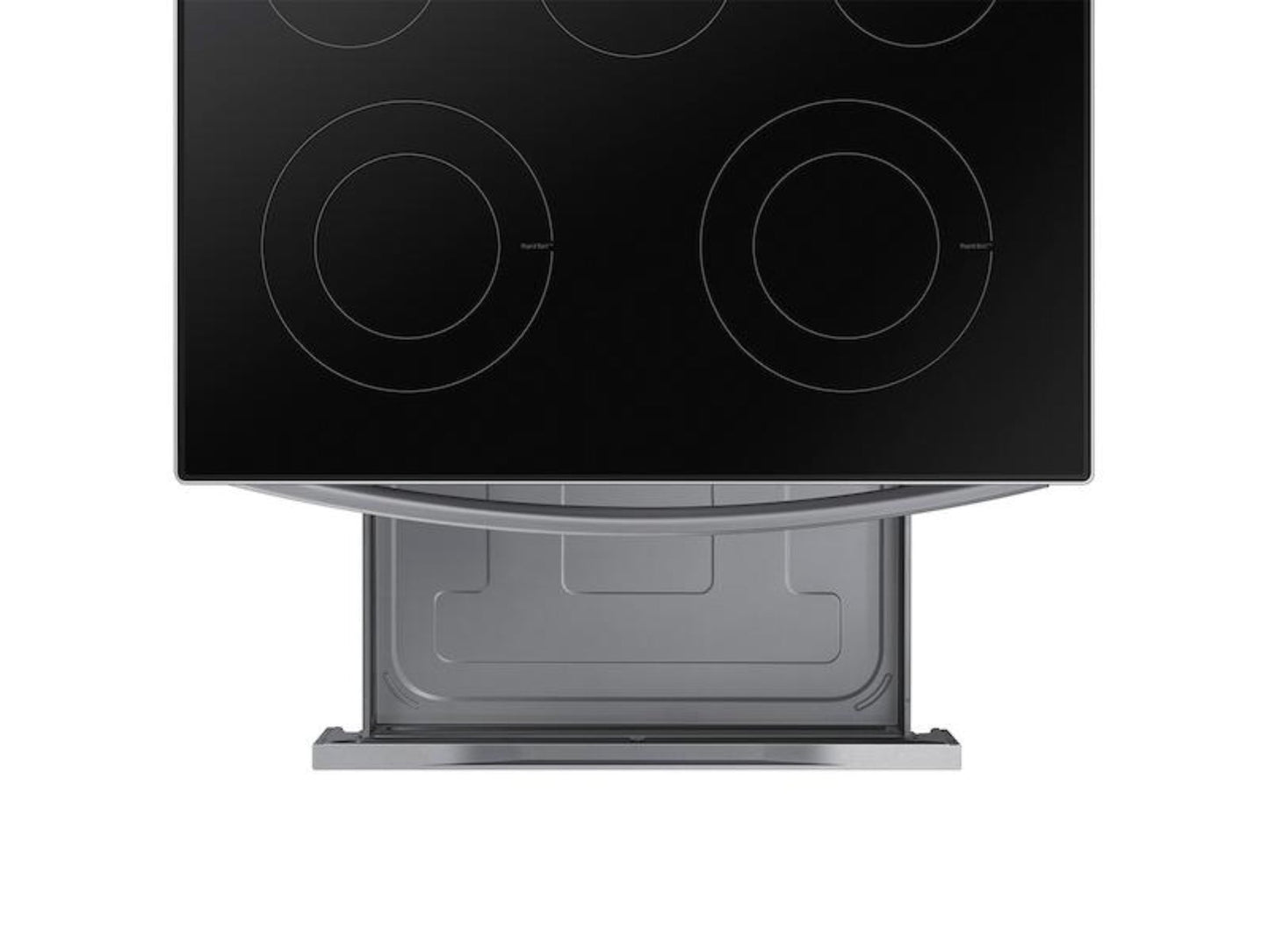 SAMSUNG 6.3 cu. ft. Smart Freestanding Electric Range with Rapid Boil™ & Self Clean in Stainless Steel - NE63A6311SS-KT