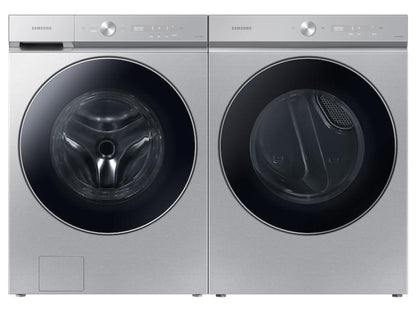 SAMSUNG Bespoke 7.6 cu. ft. Ultra Capacity Gas Dryer with AI Optimal Dry and Super Speed Dry in Silver Steel - DVG53BB8900TA3-KT
