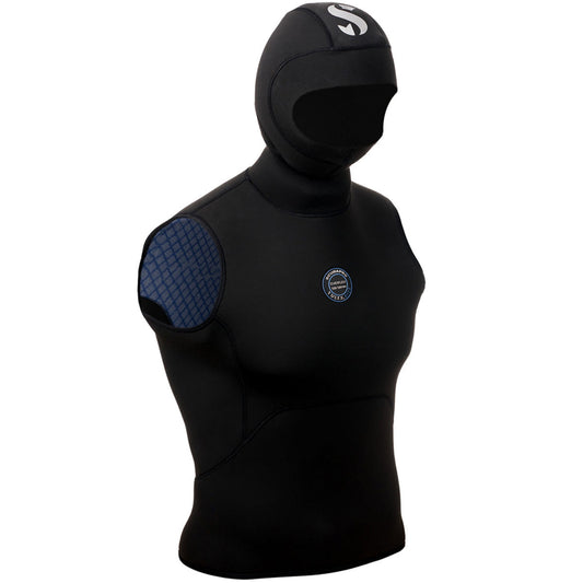ScubaPro Everflex Yulex Dive Hooded Vest 5/3mm Men's Vest for SCUBA Diving - VEST69 01-XS