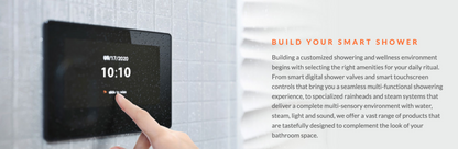 ThermaSol Steam Shower Kit - ThermaTouch 10" Control Kit - TT10-SVSQ-AB