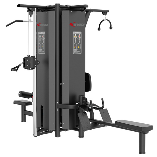 TKO Strength 4-Stack Cable Gym System - 7031-B