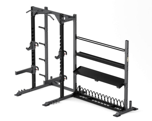TKO Strength Half Rack With Storage Bundle - 921HR-STRG