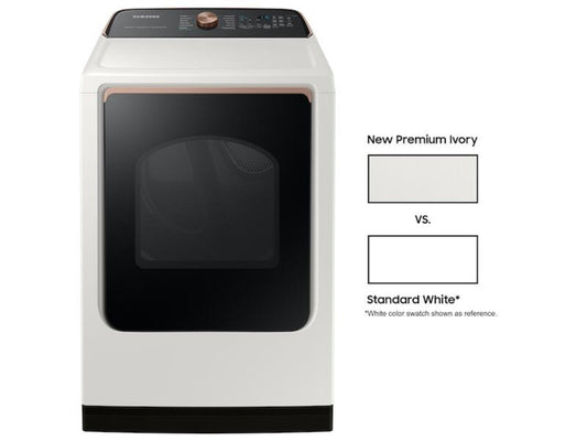 SAMSUNG 7.4 CF SMART ELECTRIC DRYER W STEAM SANITIZE+ - DVE55A7300E-KT
