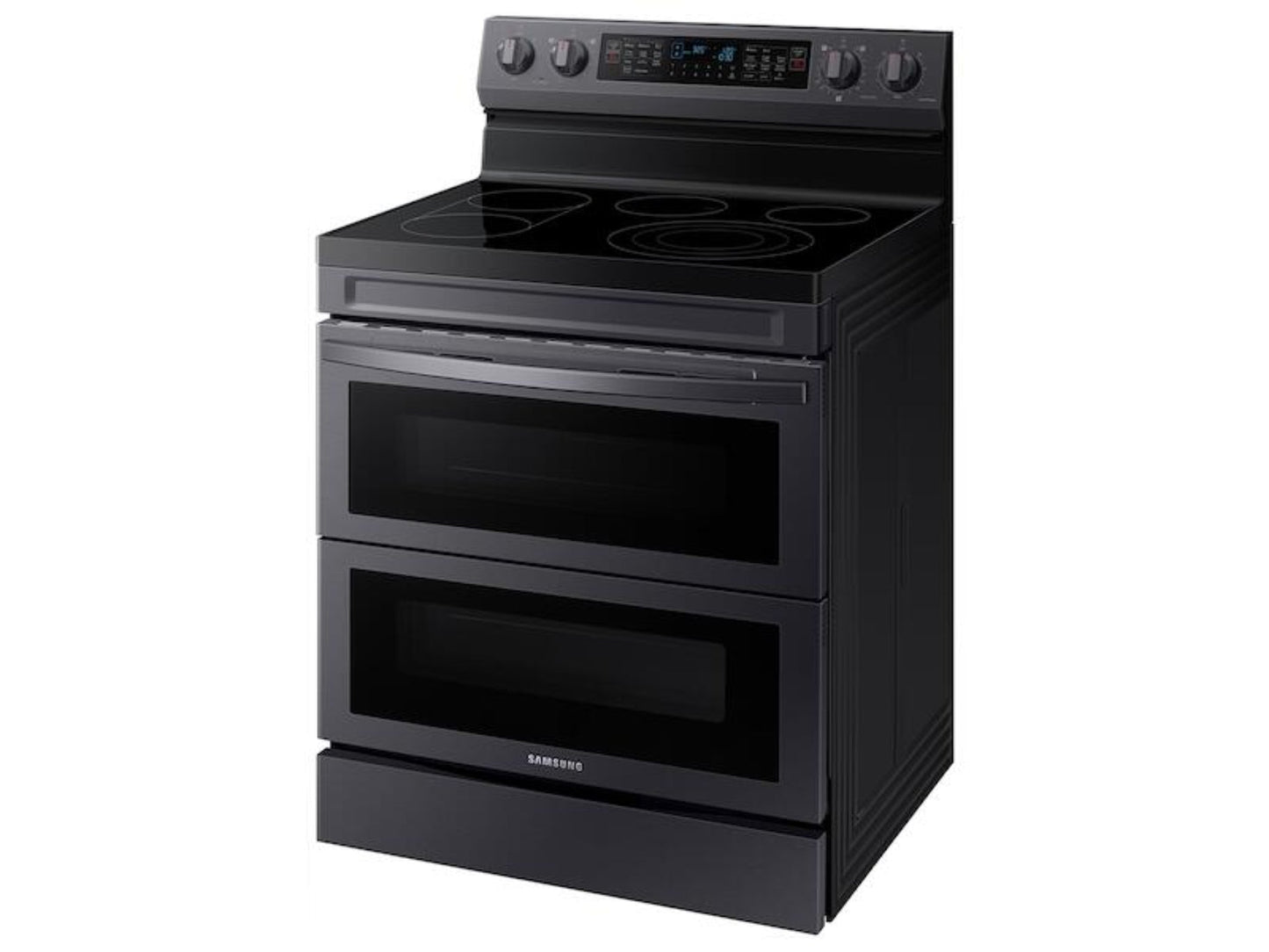SAMSUNG NE63A6751SG 6.3 cu. ft. Smart Freestanding Electric Range with Flex Duo™, No-Preheat Air Fry & Griddle in Black Stainless Steel - NE63A6751SG-KT