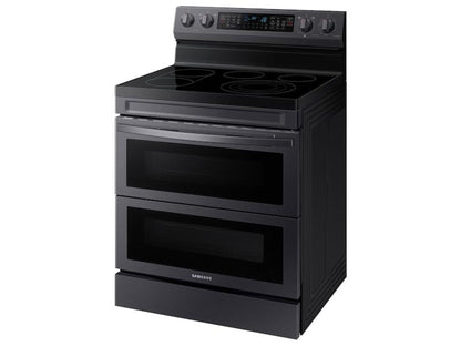 SAMSUNG NE63A6751SG 6.3 cu. ft. Smart Freestanding Electric Range with Flex Duo™, No-Preheat Air Fry & Griddle in Black Stainless Steel - NE63A6751SG-KT