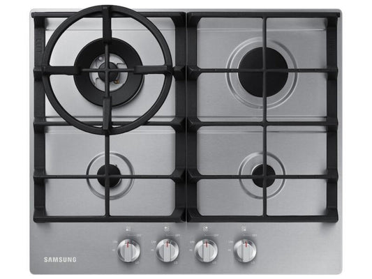 SAMSUNG 24" Gas Cooktop in Stainless Steel - NA24T4230FS-KT