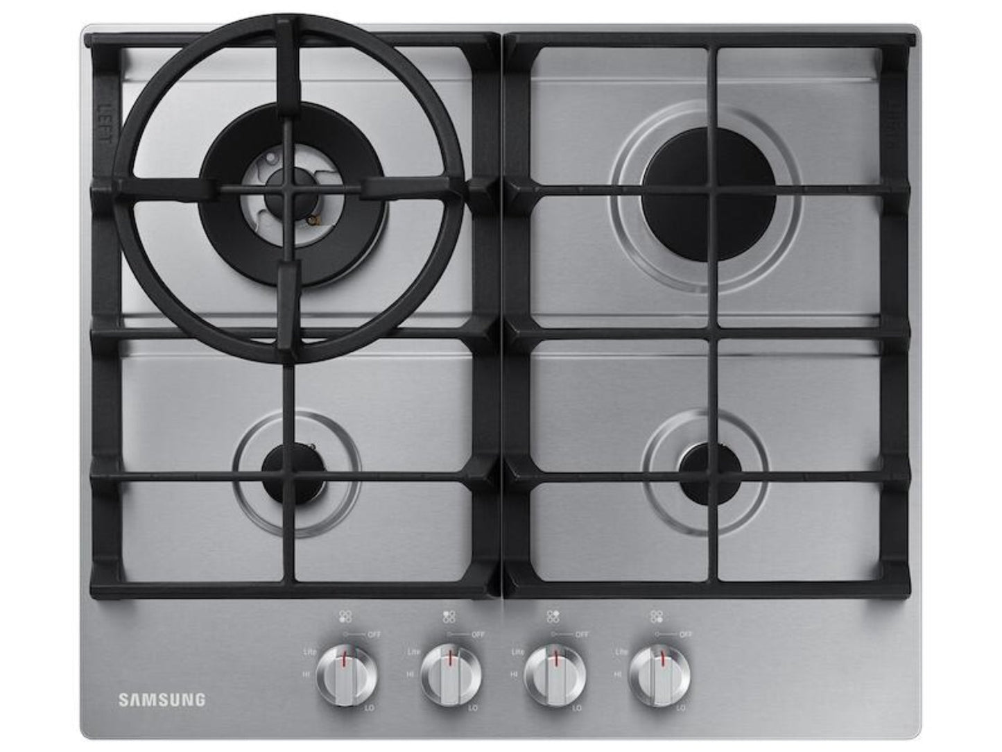 SAMSUNG 24" Gas Cooktop in Stainless Steel - NA24T4230FS-KT