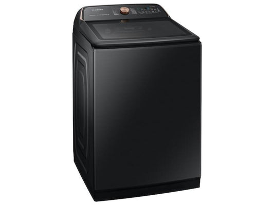 SAMSUNG 5.5 CF SMART TL WASHER W AUTO DISPENSE SYSTEM AND SUPER SPEED - WA55A7700AV-KT