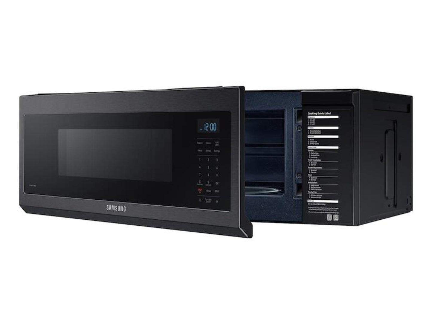 Samsung 1.1 CF SMART OTR WITH WIFI VOICE CONTROL AND 1100 W POWER BLACK STAINLESS STEEL - ME11A7510DG-KT
