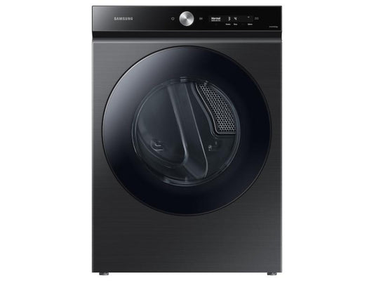 SAMSUNG Bespoke 7.6 cu. ft. Ultra Capacity Electric Dryer with Super Speed Dry and AI Smart Dial in Brushed Black - DVE53BB8700VA3-KT