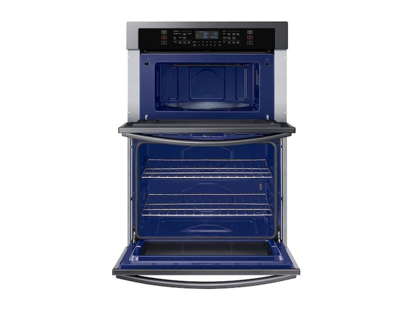 SAMSUNG  30" Smart Microwave Combination Wall Oven in Black Stainless Steel - NQ70T5511DG-KT