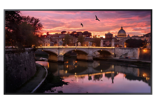 Samsung  49" Edge-Lit 4K Ultra HD Commercial LCD Display - QB49R