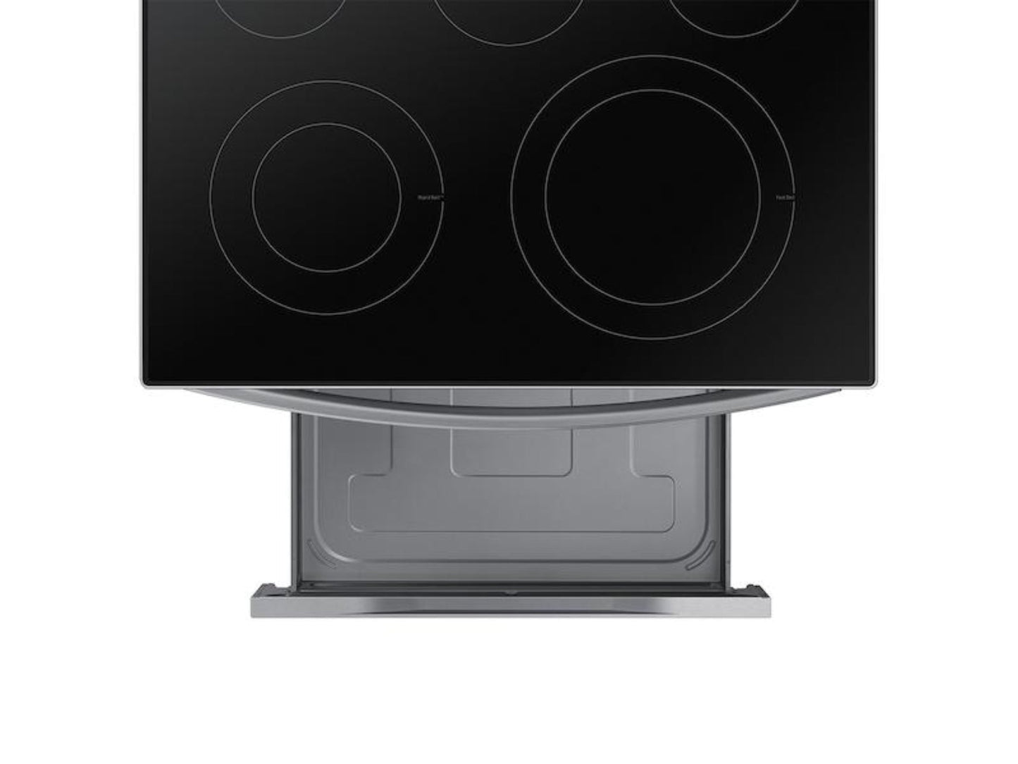 SAMSUNG 6.3 cu. ft. Smart Freestanding Electric Range with No-Preheat Air Fry & Convection in Stainless Steel - NE63A6511SS-KT