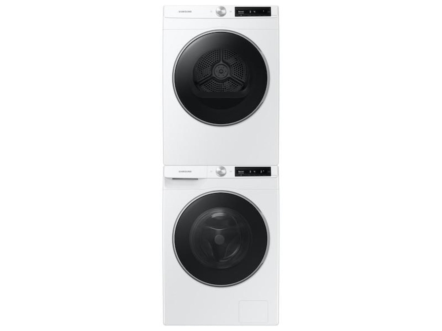 SAMSUNG 2.5 cu. ft. Compact Front Load Washer with AI Smart Dial and Super Speed Wash in White - WW25B6900AW-KT