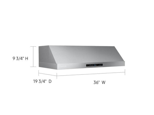 SAMSUNG 36" Under Cabinet Hood in Stainless Steel - NK36N7000US-KT