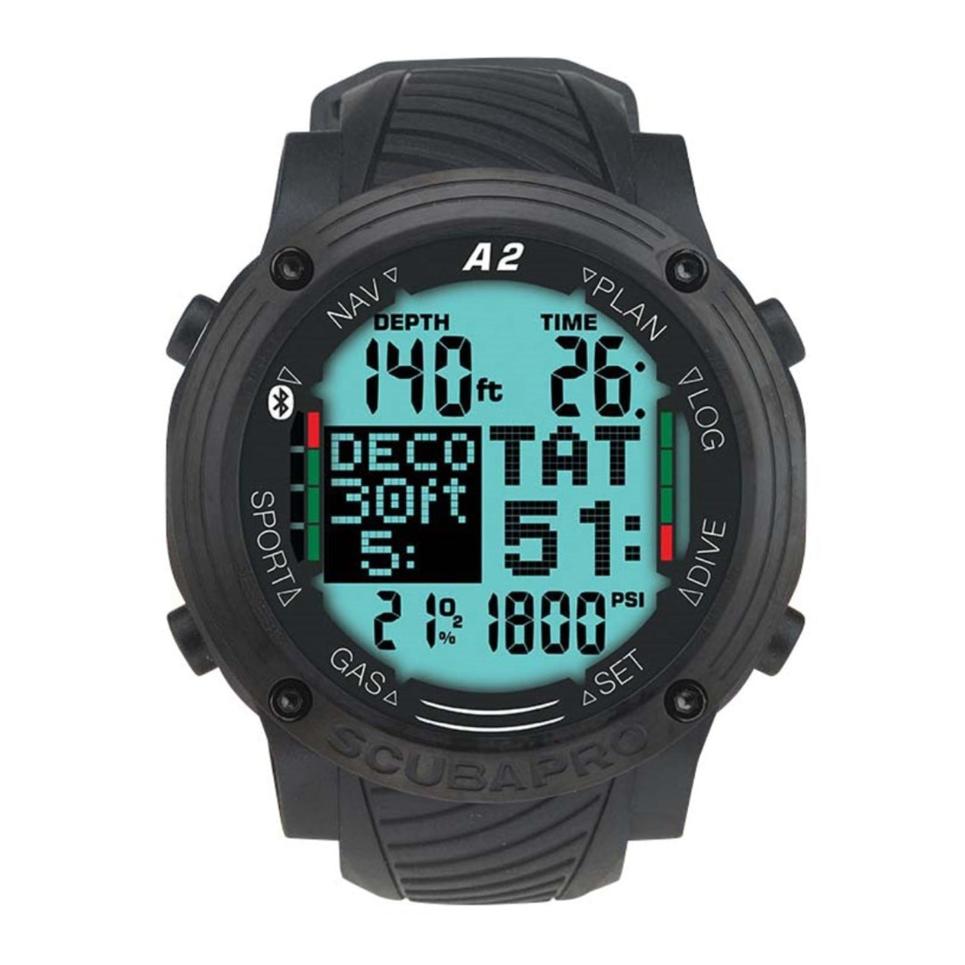 Scubapro Aladin A2 Wrist Scuba Diving Computer - COM312 BLK