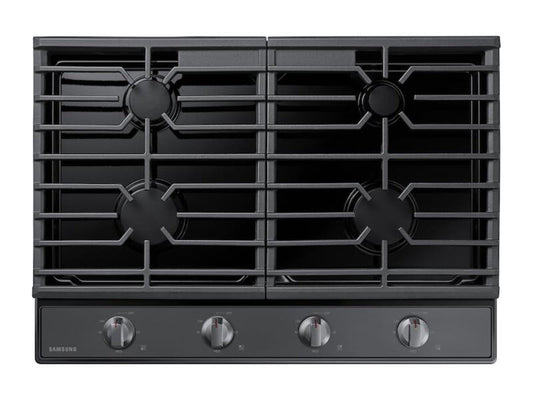 SAMSUNG 30" Gas Cooktop in Black Stainless Steel - NA30R5310FG-KT
