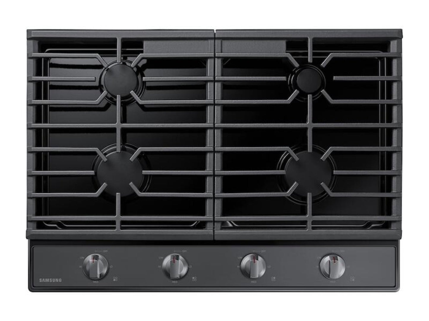 SAMSUNG 30" Gas Cooktop in Black Stainless Steel - NA30R5310FG-KT