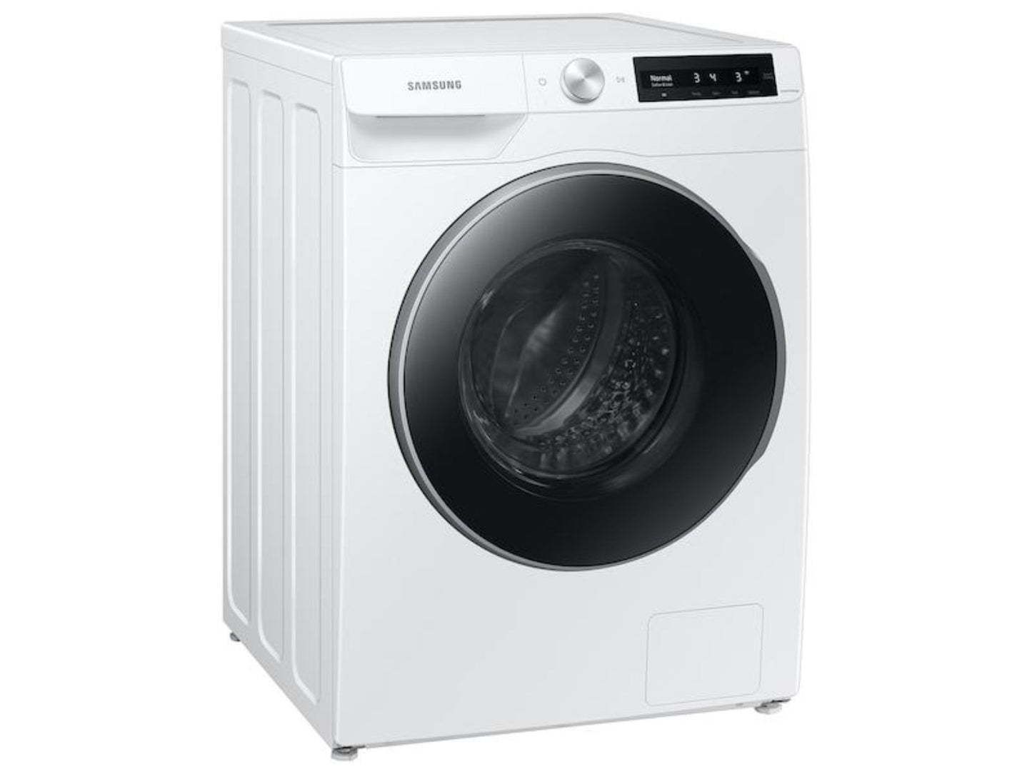 SAMSUNG 2.5 cu. ft. Compact Front Load Washer with AI Smart Dial and Super Speed Wash in White - WW25B6900AW-KT