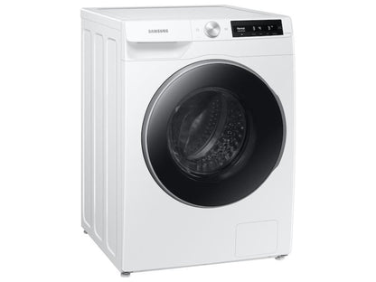 SAMSUNG 2.5 cu. ft. Compact Front Load Washer with AI Smart Dial and Super Speed Wash in White - WW25B6900AW-KT