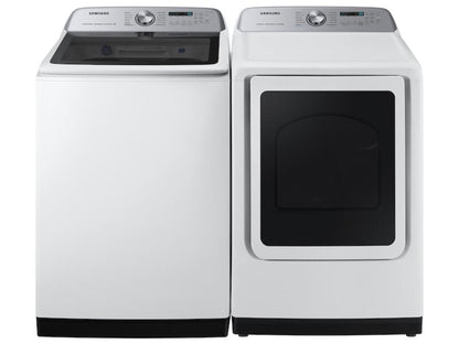 SAMSUNG 7.4 CF SMART ELECTRIC DRYER W STEAM SANITIZE+ - DVE52A5500W-KT