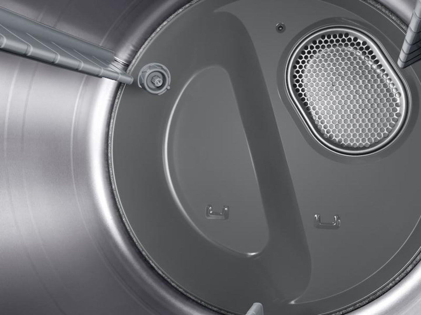 SAMSUNG 7.4 cu. ft. Smart Electric Dryer with Pet Care Dry and Steam Sanitize+ in Brushed Black - DVE54CG7550V-KT
