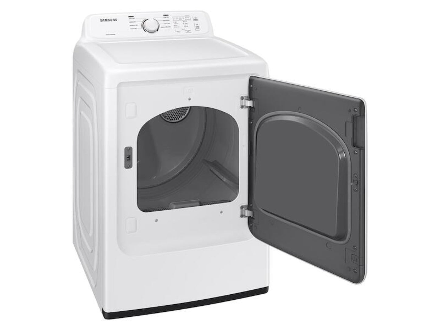 Samsung 7.2-cu ft Reversible Side Swing Door Gas Dryer (White) - DVG41A3000W-KT