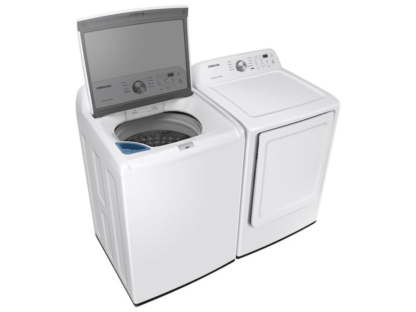 SAMSUNG DVE45T3200W 7.2 cu. ft. Electric Dryer with Sensor Dry in White - DVE45T3200W-KT