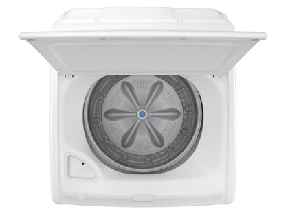 SAMSUNG 4.1 cu. ft. Capacity Top Load Washer with Soft-Close Lid and 8 Washing Cycles in White - WA41A3000AW-KT