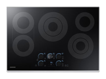 SAMSUNG&nbsp; 30" Smart Electric Cooktop with Sync Elements in Stainless Steel - NZ30K7570RS-KT
