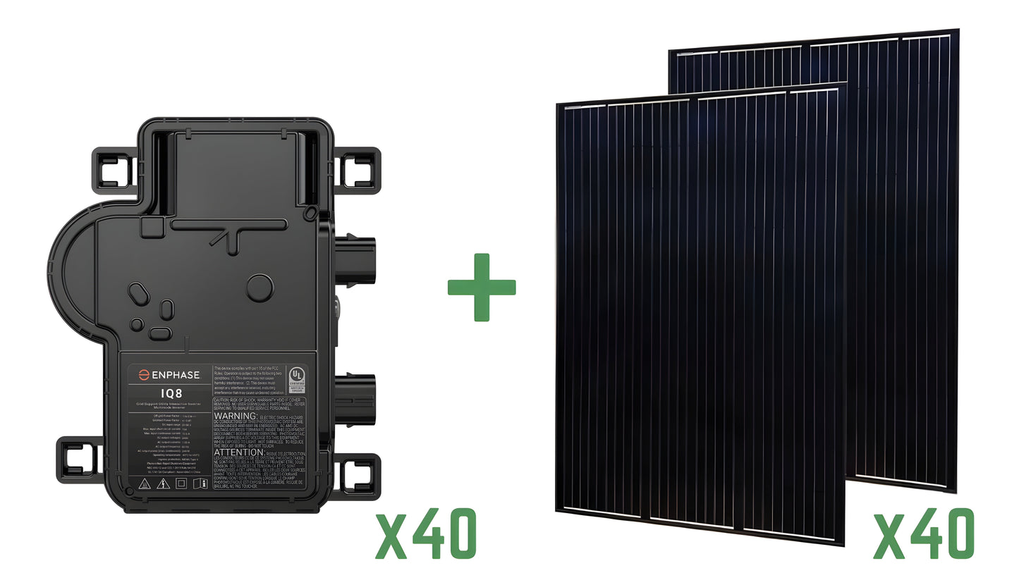 5 kW DIY Solar Panel Kit w/ SunSpark 330W Panels + Enphase Microinverters