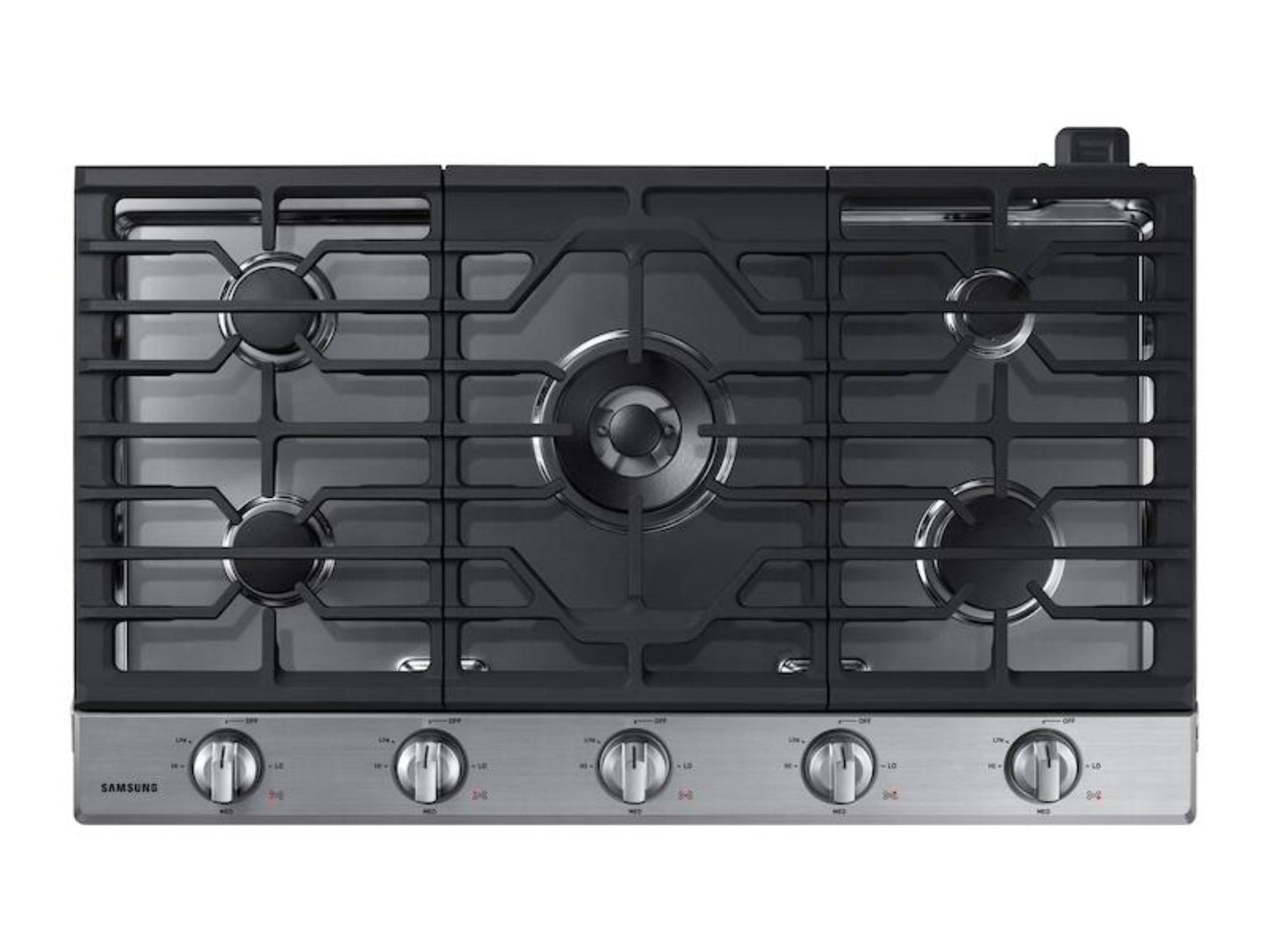 SAMSUNG NA36N6555TS 36" Smart Gas Cooktop with Illuminated Knobs in Stainless Steel - NA36N6555TS-KT