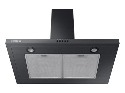 SAMSUNG 30" Wall Mount Hood in Black Stainless Steel - NK30R5000WG-KT