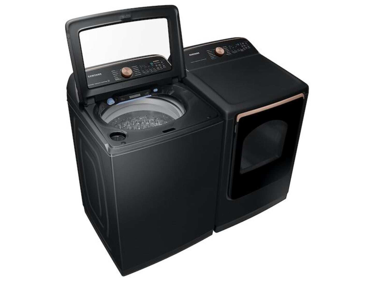 SAMSUNG 7.4 CF SMART ELECTRIC DRYER W STEAM SANITIZE+ AND SENSOR DRY - DVE55A7700V-KT