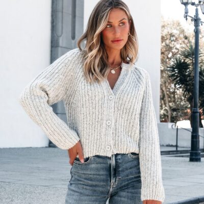 975 . Viscose Relaxed Shirt – Black
				
					2100 . Viscose Fitted Jogger – Military Green
				
					3500 . Viscose Regular-Fit Shorts – Grey Camo
				
					Muse By Magnolia Grey Chunky Ribbed Cardigan
				
					Green Fair Isle Pullover Sweater